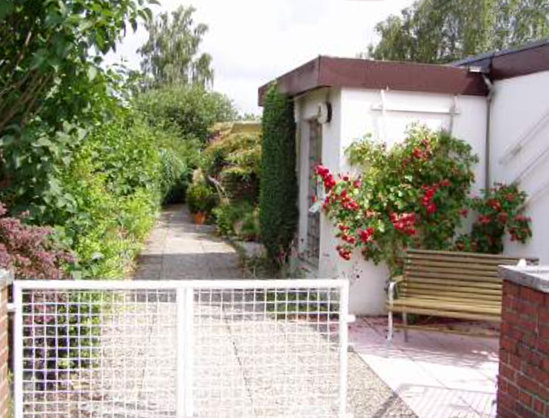 Eingang zum Grundstück in der Bogenstraße 65